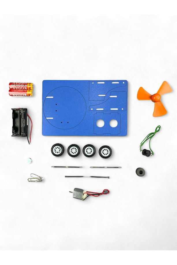 Hurdacı Robot Süpürge  -  Kendin Yap Stem Bilim ve Deney Seti - DIY Montessori Eğitim - Maker Set - 3