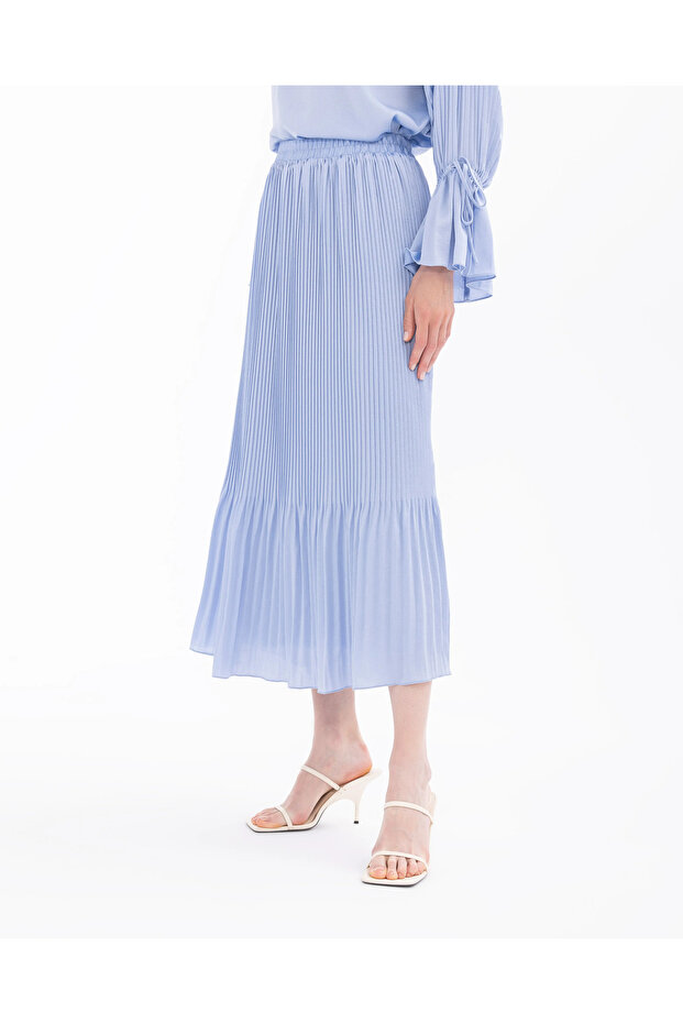 Pliseli Maxi Boy Etek - 7
