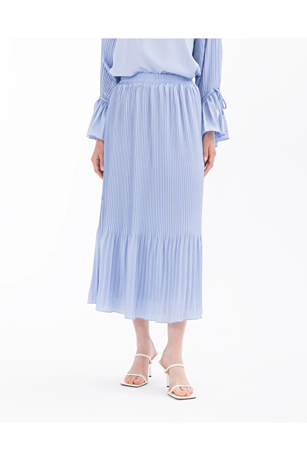 Pliseli Maxi Boy Etek - 6