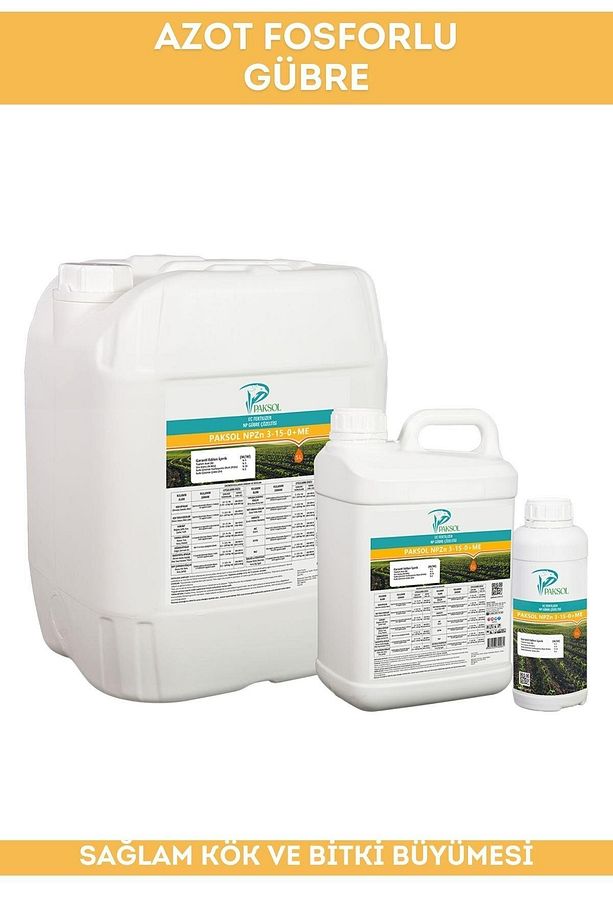 Azot Ve Fosforlu Sıvı Gübre Npzn 3-15-0 Me 1 Litre - 4