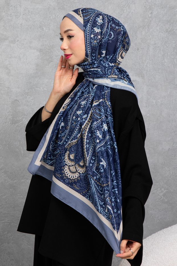 Retro Ethnic Pattern Cotton Shawl, Imported Fabric, High Quality & New Season Shawl