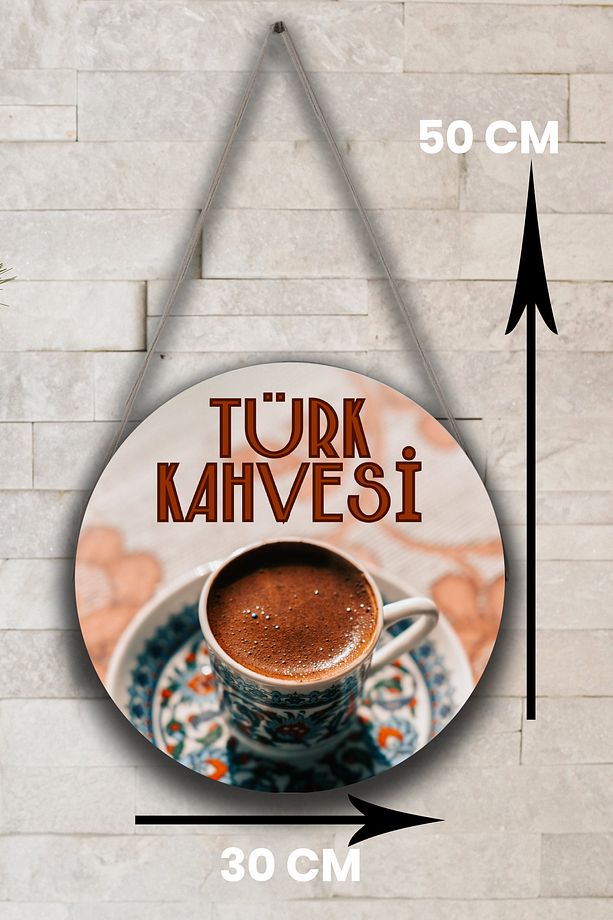 Türk Kahvesi Cafe Restoran için Duvar, Kapı, Tek Taraflı Askılı Pano Karşılama Tabelası, Kahve Tablo - 6