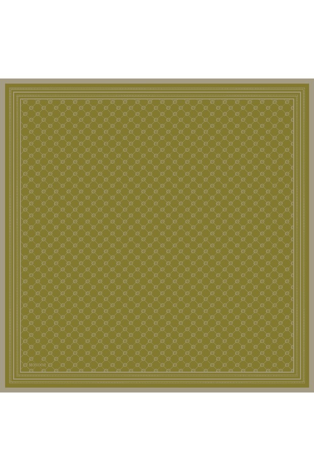 MONOGRAM PAMUKLU SOFT EŞARP - 5