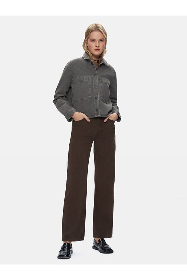 Peta Kısa Jean Gömlek - 1