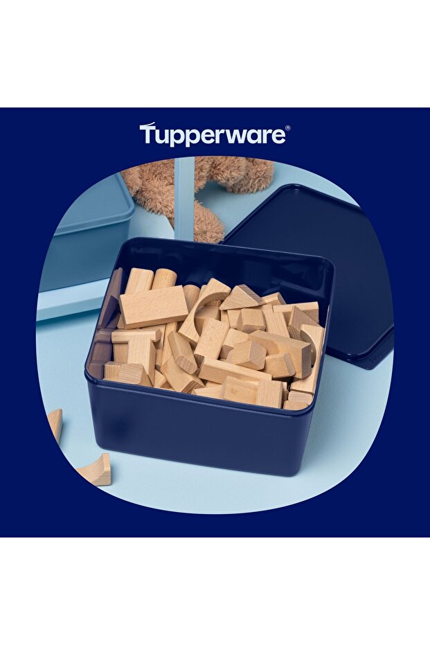 New Set of 5 Square and Quadrilateral Storage and Organizing Containers - 5