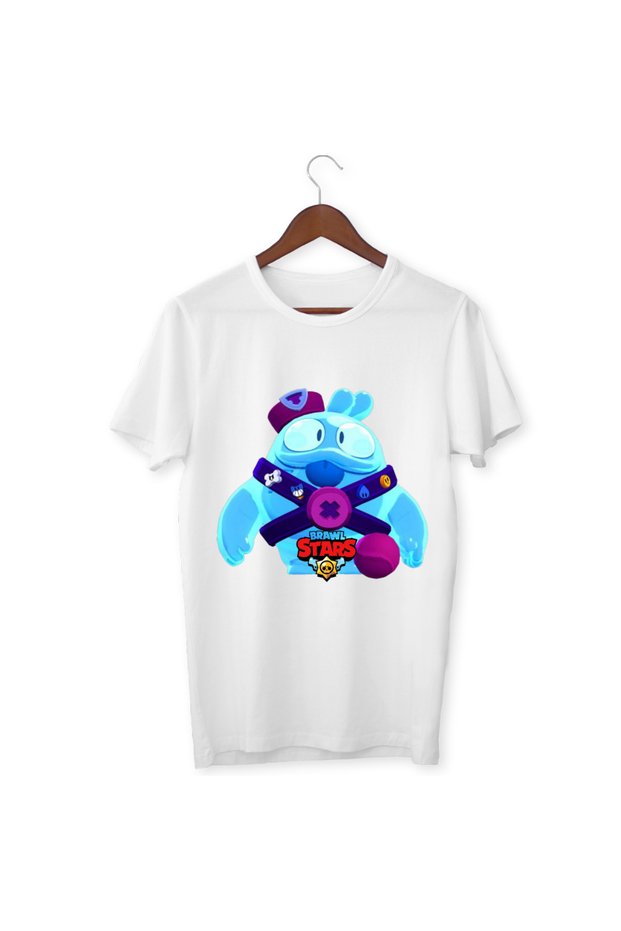 Brawl Stars Squeak T-Shirt Children's T-Shirt Brawl Stars Squeak White T-Shirt Adult Children