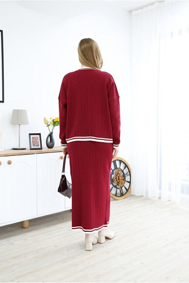 triko ikili etek bluz takım - 2