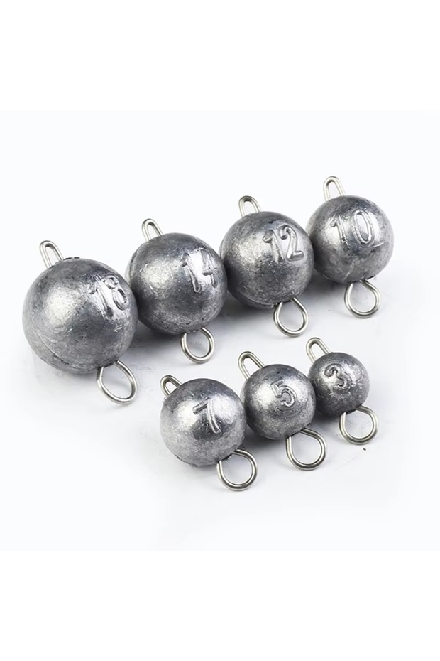 10 Pieces 10 Gram Articulated Lead Diameter: 1.2 cm
