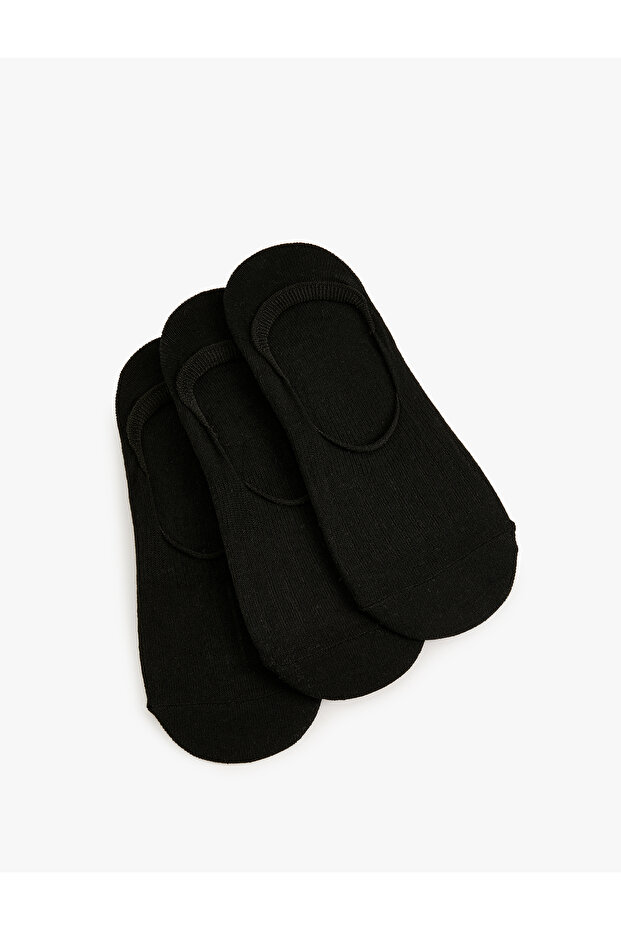Set of 3 Textured Ballerina Socks
