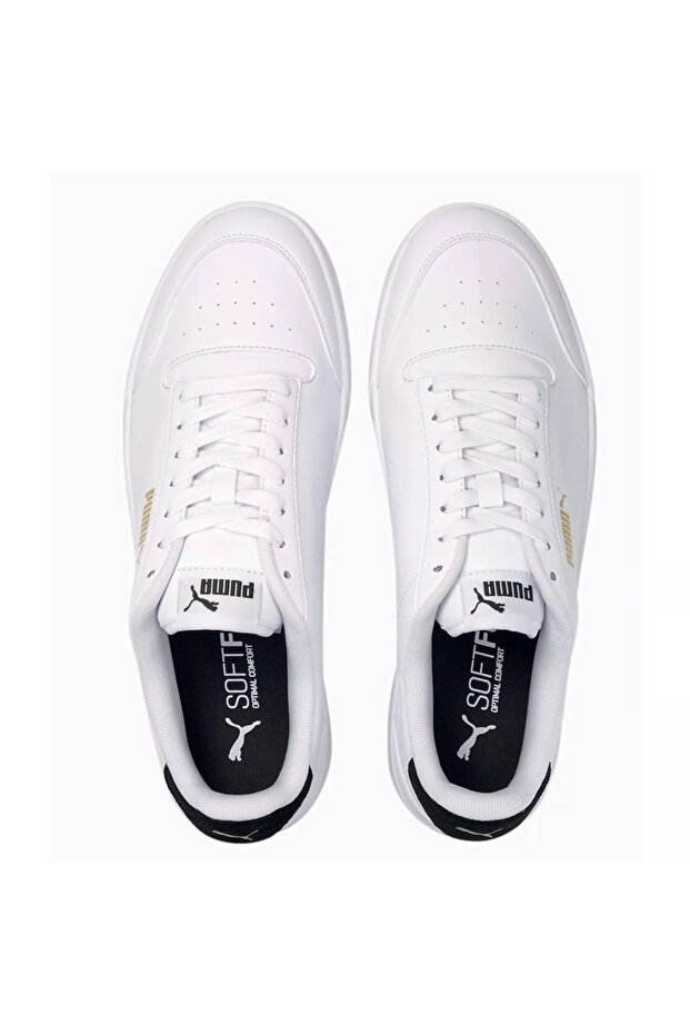 Shuffle Perf White-Puma Black- Erkek Spor Ayakkabı - 4