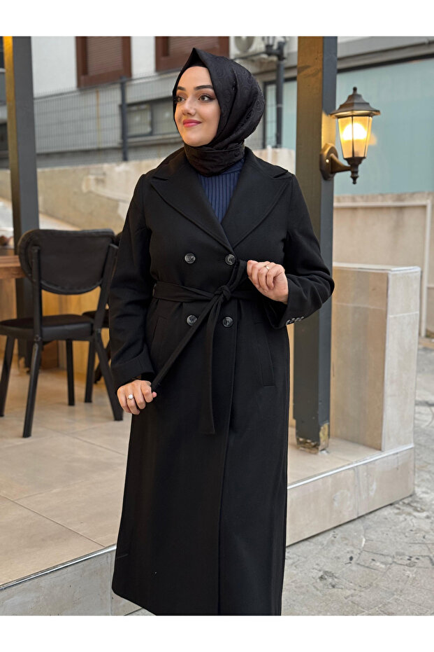 NİHLE SİYAH KABAN - 5