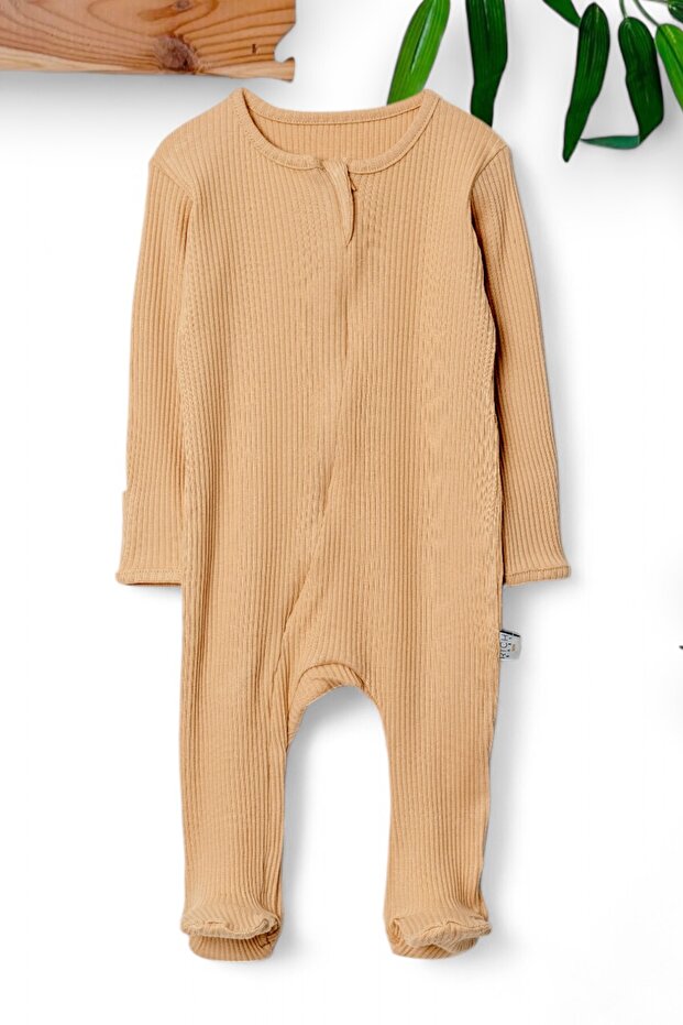 3-12 Months Baby Romper - Fitted, Zippered, Hand-Held, Booties and Seasonal