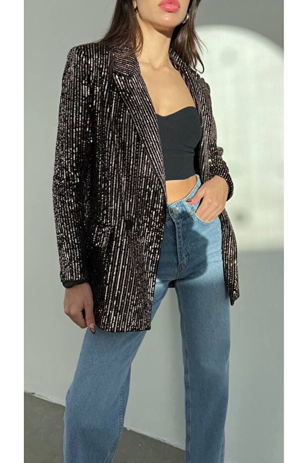 Pul Payet Blazer Ceket - 4