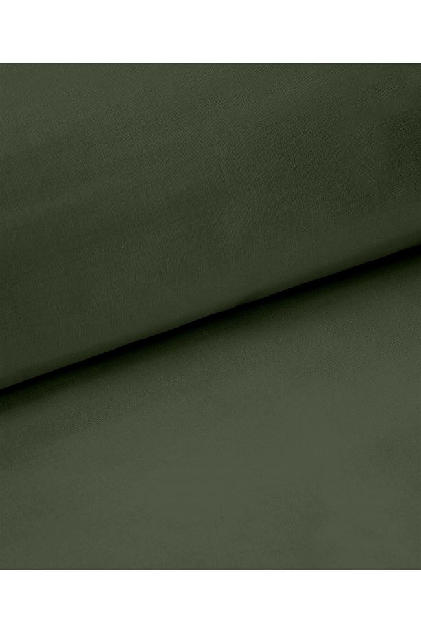 % 100 Pamuklu Akfil Nevresim Çift Kişilik 200x220 Cm Koyu Yeşil - 3