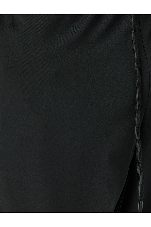 Dikiş Detaylı Beli Bağcıklı Jogger Spor Eşofman Altı - 6
