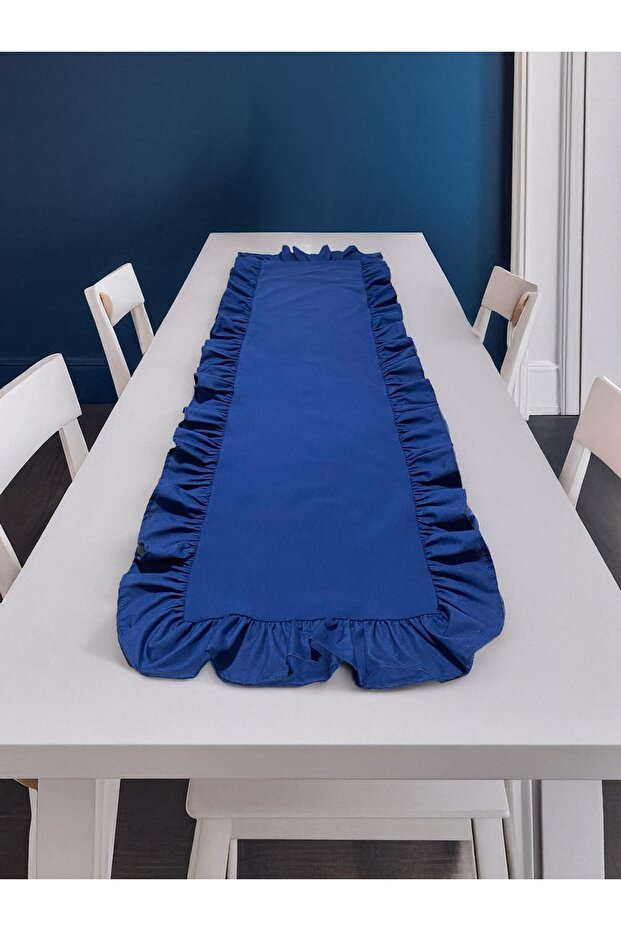 Home Pamuk Polyester Fırfırlı Runner 40x110 Cm - 1