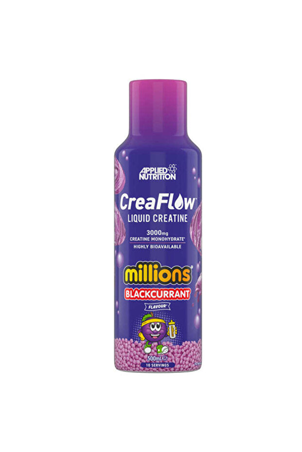 Creaflow Liquid Creatine, Black Currant, 500 ML, Support Muscle Growth