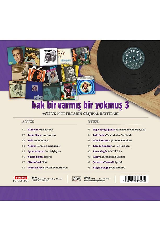 Bak Bir Varmış Bir Yokmuş Vol.3 (Plak) - 2