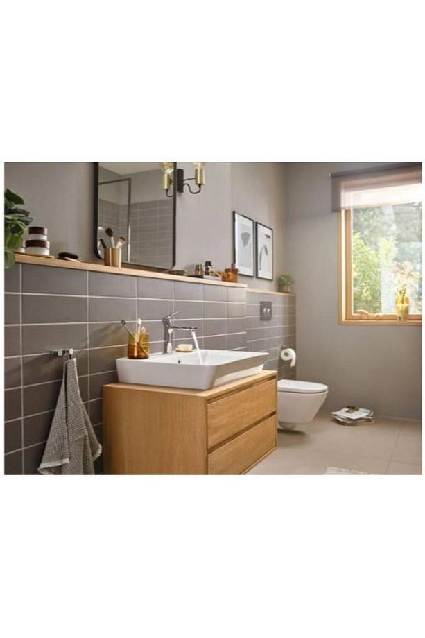 Rebris E Tek Kollu Lavabo Bataryası Krom - 72557000 - 3