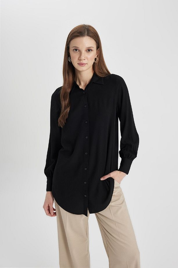 Regular Fit Uzun Kollu Gömlek Tunik Z3538az24sp - 3