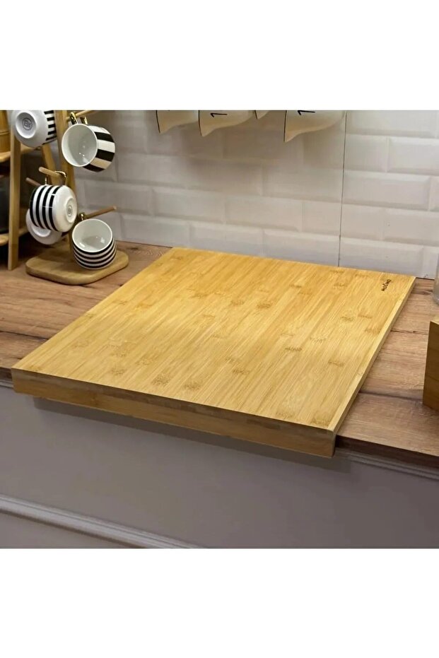 53*46cm Bamboo Edged Dough Rolling Board Mega Size Cutting Board