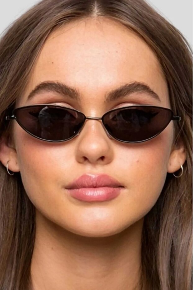 Unisex Xenia Black Framed Sunglasses