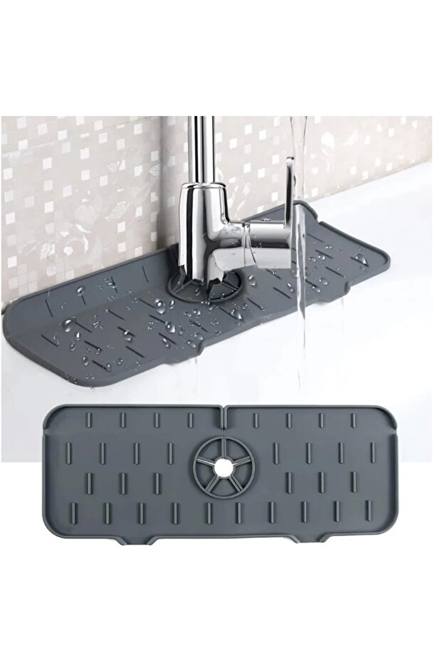 Aveo 1 Piece Kitchen Bathroom Sink Edge Silicone Mat