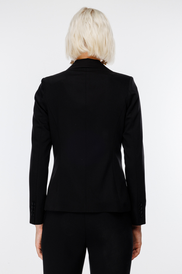 Tek Düğmeli Klasik Ceket - 4