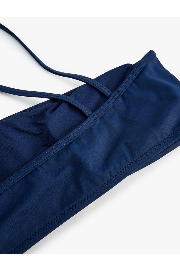 Dolgulu Tek Omuz Bikini Üstü - 3