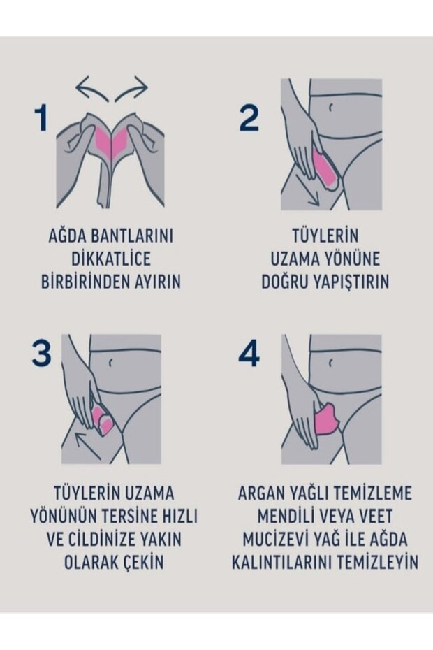 Sir Ağda Bandı Easy-Gelwax 12 Ağda Bandı Hassas Ciltler Için (2 Adet Temizleme Mendili Ile) - 4