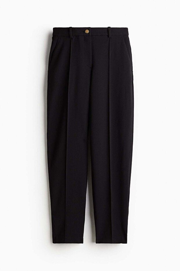Tapered tailored trousers