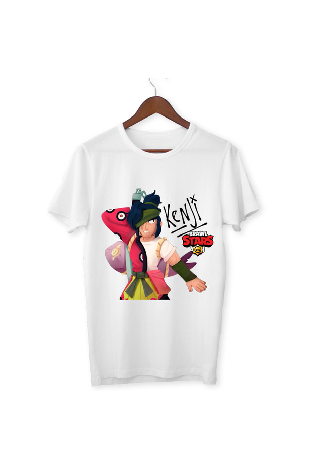 Brawl Stars Kenji T-Shirt Children's T-Shirt Brawl Stars Kenji White T-Shirt Adult Children