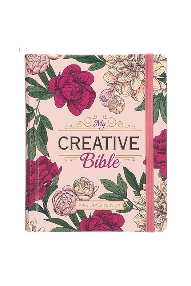 Kjv Holy Bible My Creative Bible Faux Leather Hardcover Ribbon Marker King James Version Pink