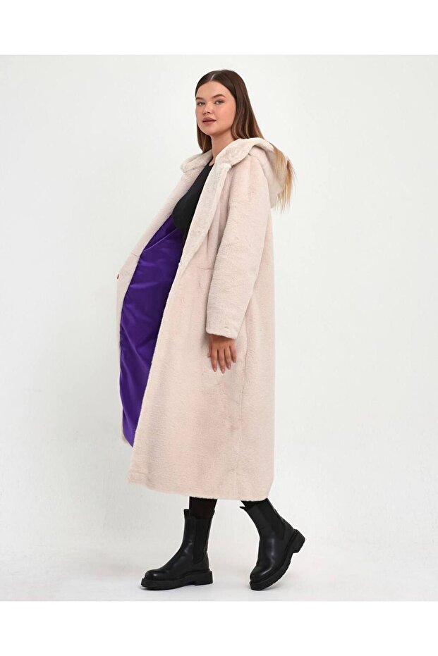 Uzun Kapüşonlu Kürk - 2