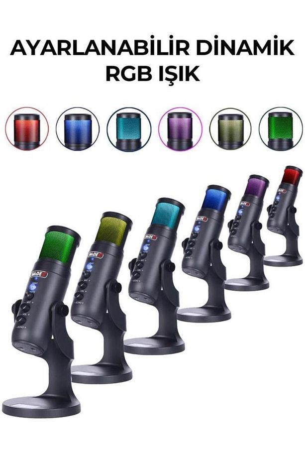 Hype USB Oyuncu ve Yayıncı Mikrofonu (Kayıt Gaming Tiktok Twitch Canlı yayın Discord Youtube) - 2