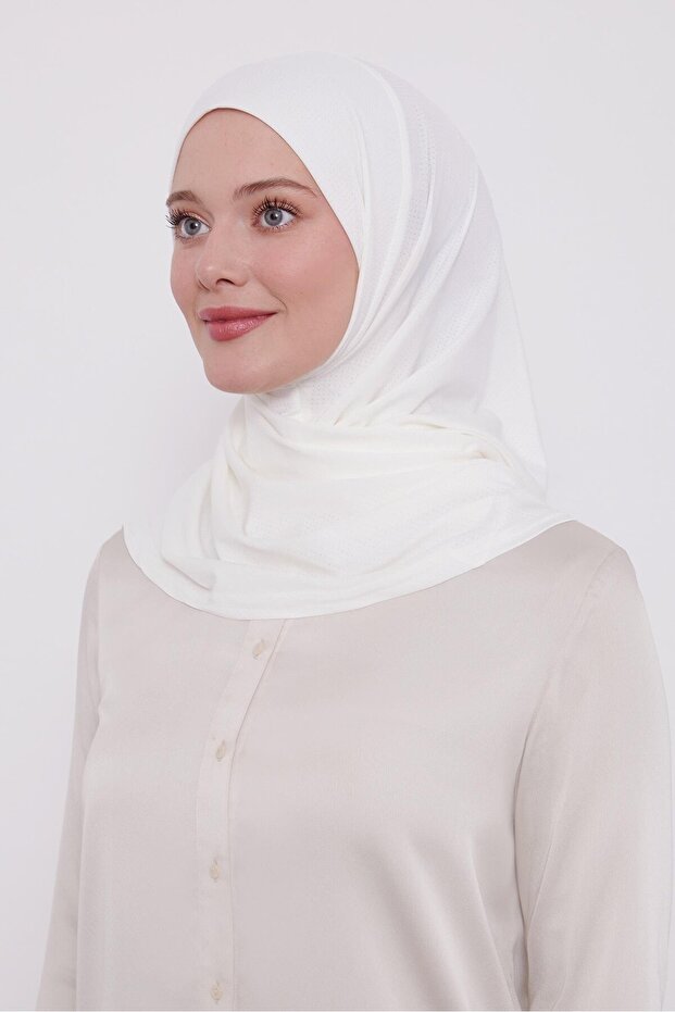 Eșarfe Hijab albe - 1