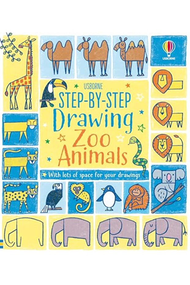 Stepbystep Drawing Zoo Animals