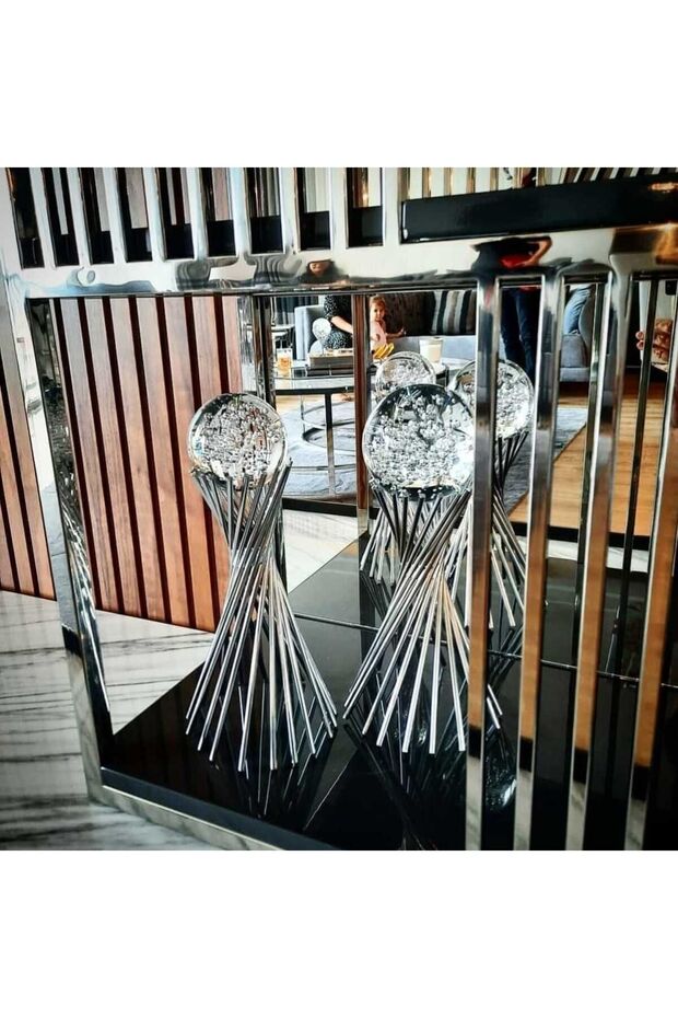 2'li Küre Çapraz Ayak 2'li Set 25cm 30cm - 4