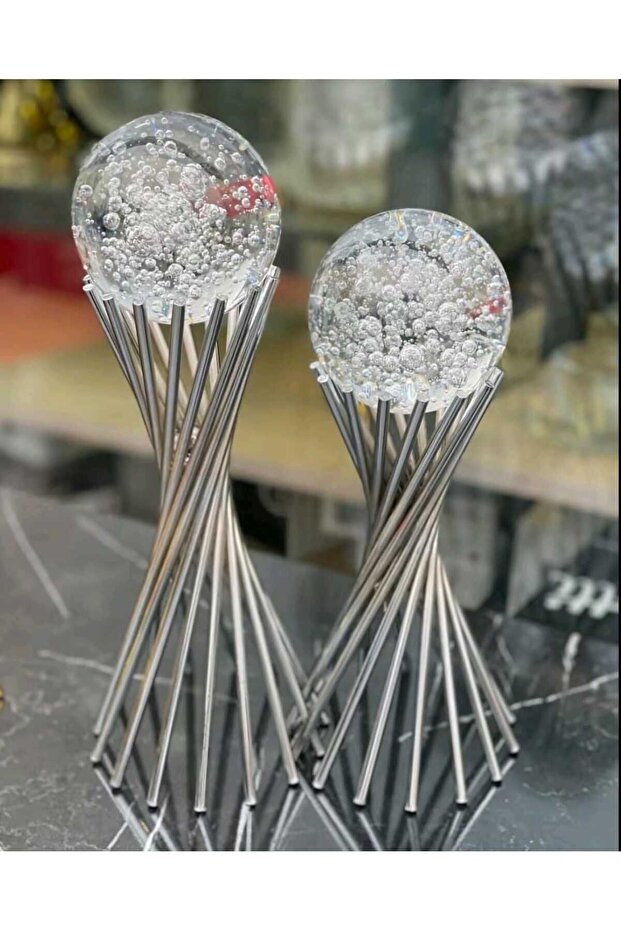 2'li Küre Çapraz Ayak 2'li Set 25cm 30cm - 1