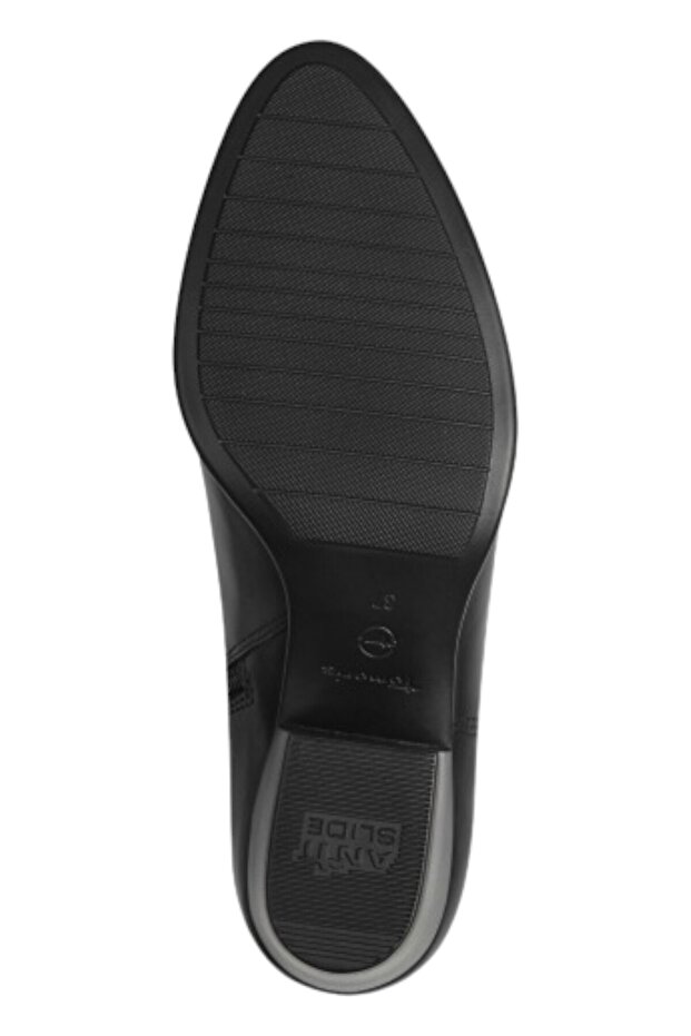 Damen Elegante Stiefelette 1-25365-43 Schwarz 001 Siyah Leder ve DOKUNMATİK - 6