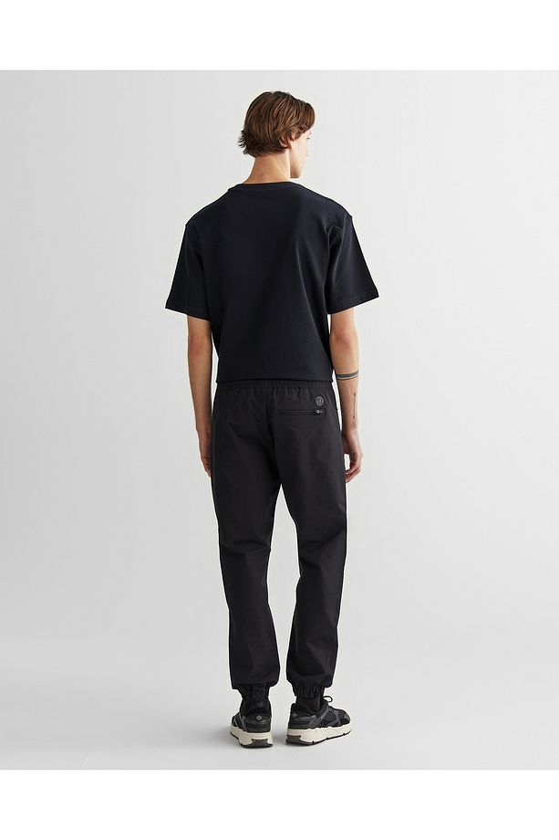 Erkek Siyah Regular Fit Jogger Pantolon - 2