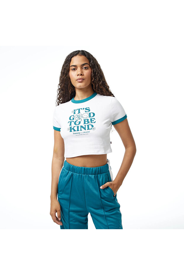 Tjw Slim Crp Novelty1 Ringer Tee T-Shirt