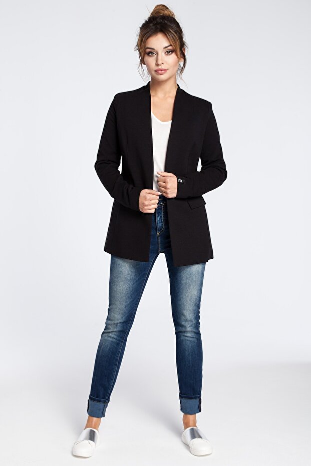 Unbuttoned knitted blazer - 2