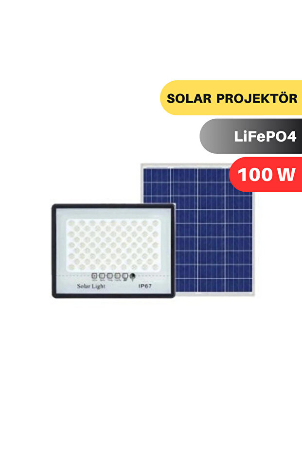 100W SOLAR PROJEKTÖR - 1