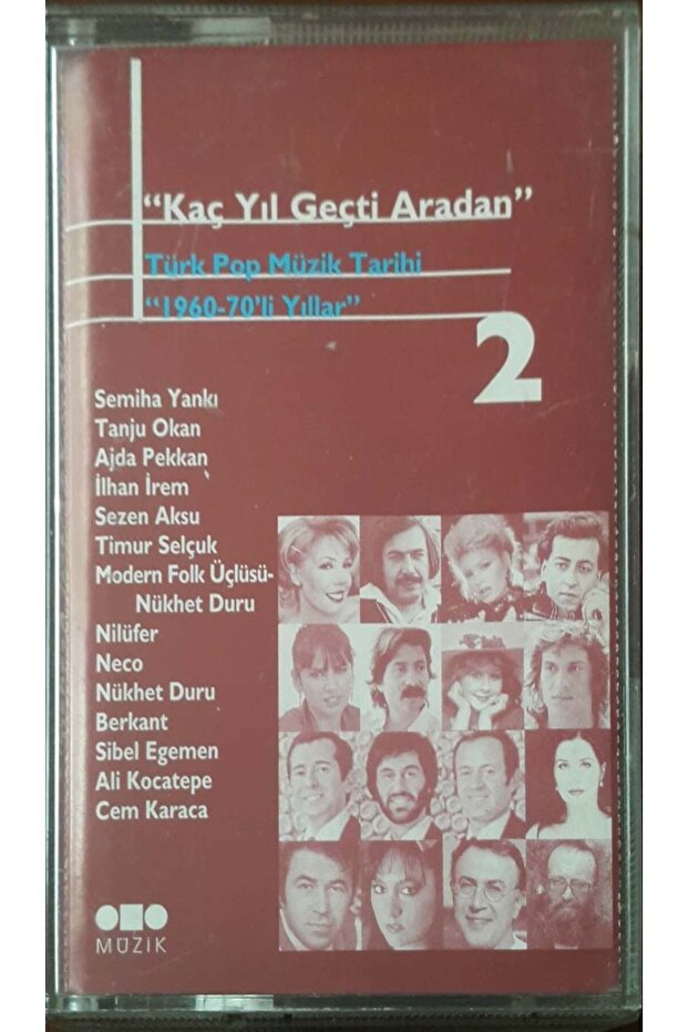 ''How Many Years Have Passed'' Turkish Pop Music History''1960-70S''2 Cassette