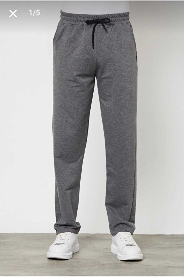 Unisex Anthracite Straight Leg Sweatpants