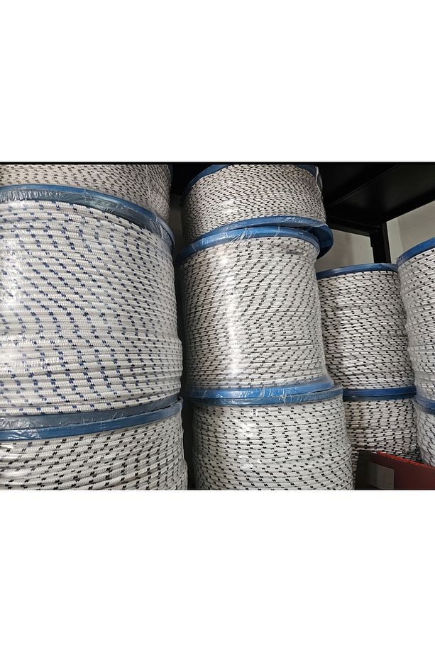 8 Mm 10 Metre Polyester Iskota Halat Çadır Branda Tente Bağlama Ipi - 3