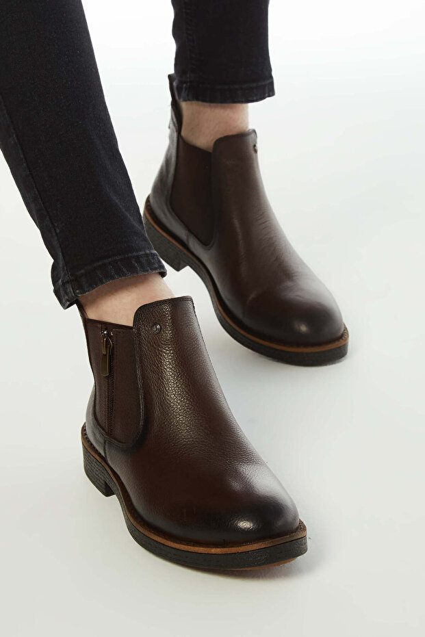 Men's Genuine Leather Casual Boot 572 1727 B Male Boot