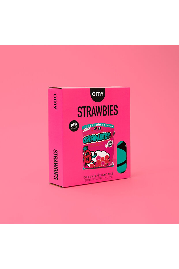 Dev Şişme Minder - Strawbies - 5