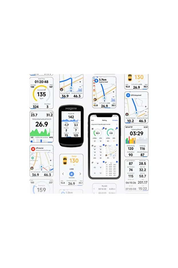 C606 Smart GPS Bisiklet Bigisayarı 200937 - 2